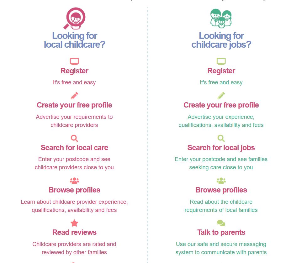 Review of childcare.co.uk, a site to help you find childcare