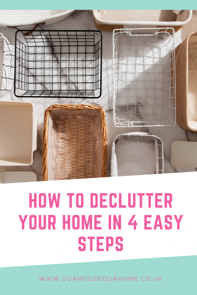 How to declutter your home in 4 easy steps